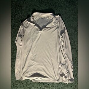 Gerry Weber White Long-Sleeve Quarter-Zip Pullover